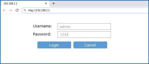 192.168.2.1 Admin Login Password