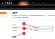 Reset Arris Router Default Login Password