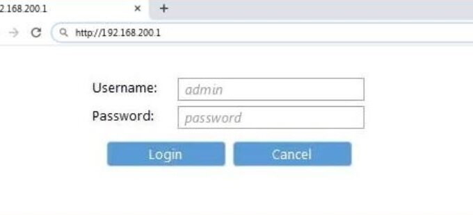 192.168.200.1-Default-Router-Login-Admin-Username-Password