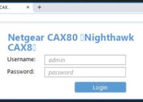 Netgear CAX80 (Nighthawk CAX8) Default Router Login IP, Username & Password